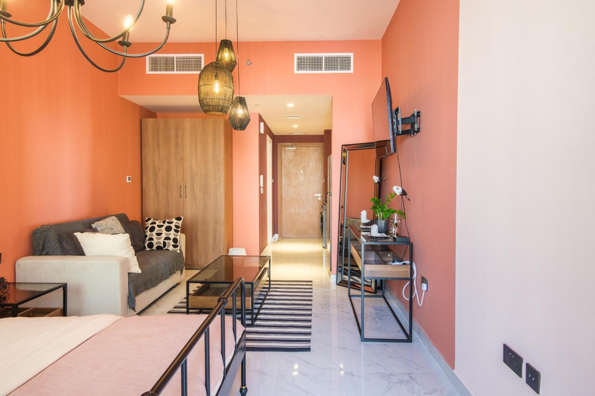 Poolside Charm Apartamento Abu Dhabi Exterior foto