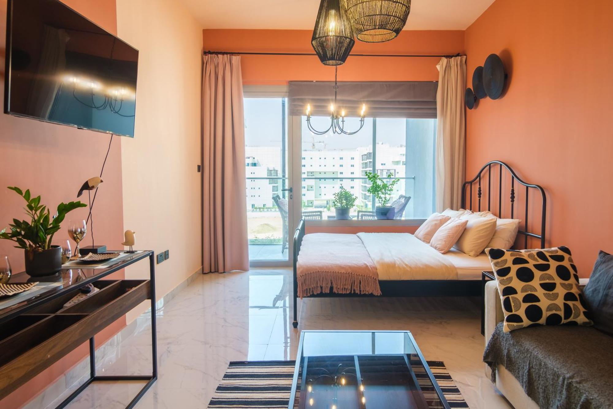 Poolside Charm Apartamento Abu Dhabi Exterior foto